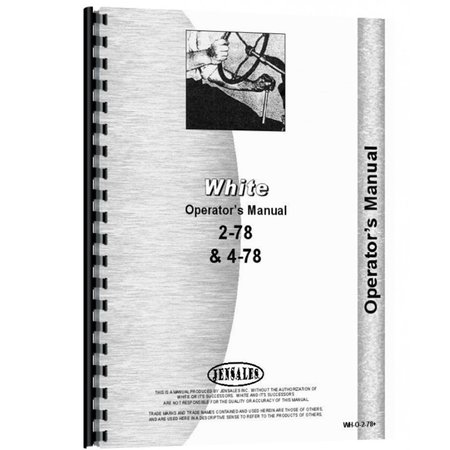 Oliver White 278 Mighty Tow 478 Industrial Tractor Operators Owners Manual -  AFTERMARKET, RAP82563